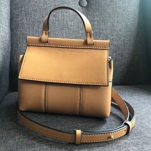 Tory Burch Mini Block-T Leather Satchel